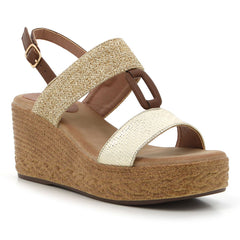 COCO WEDGE LIGHT GOLD